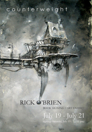 Rick O'Brien "Counter Weight" book signing / Art Exhibit