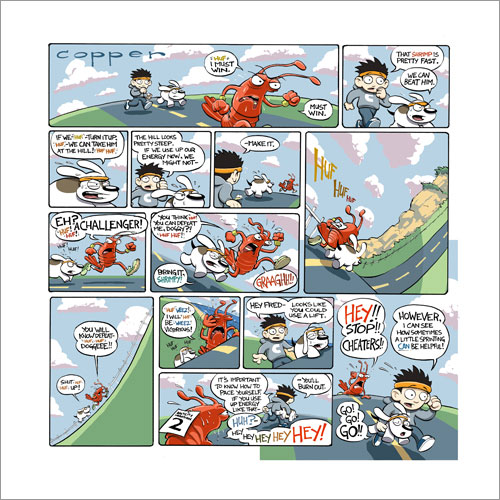 Copper 08: Racing Shrimp - June 2003 [PRINT], Kazu Kibuishi