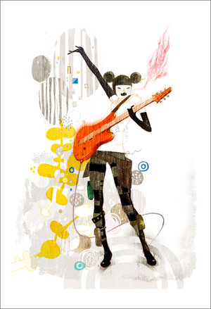 Red Guitar, Yoko Tanji Red Guitar, Yoko Tanji