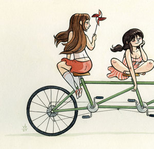 Tandem Bike, Vera Brosgol