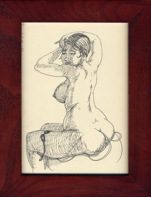Tucking her Hair (Nude), Ronald Llanos
