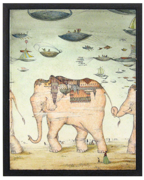 Pink Elephants, Andrea Offermann Pink Elephants, Andrea Offermann