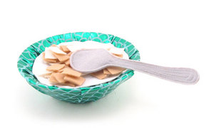 Cereal Bowl w/ Spoon, T&A Friendly