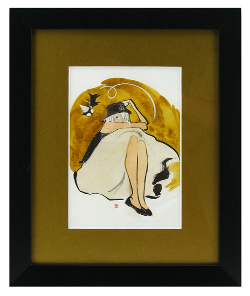 Nina and Peg in Gold, Ronnie del Carmen Nina and Peg in Gold, Ronnie del Carmen