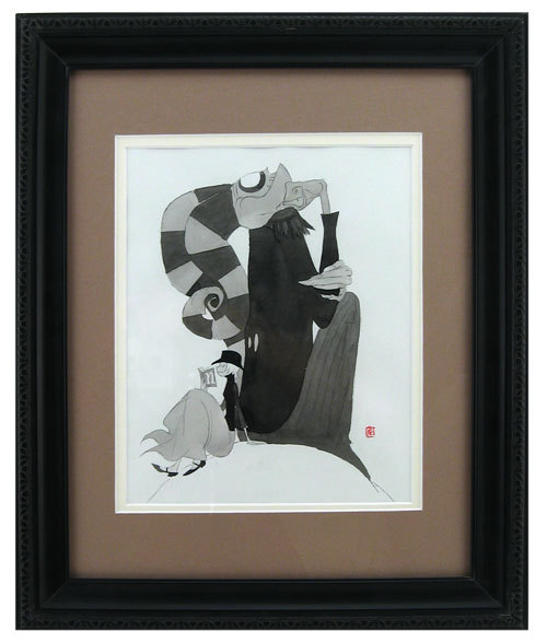 Nina and Toothy in Gray, Ronnie del Carmen Nina and Toothy in Gray, Ronnie del Carmen