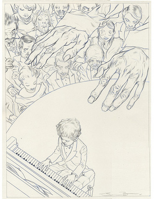 TOR Books Fingers Drawing, James Jean