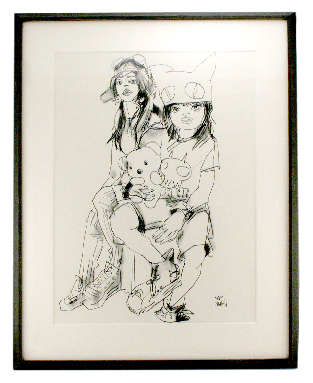 KURO TO SHIRO (drawing), Mari Inukai KURO TO SHIRO (drawing), Mari Inukai
