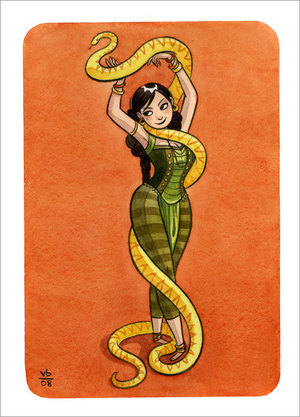 Snake Handler, Vera Brosgol