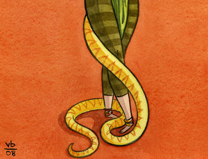 Snake Handler, Vera Brosgol