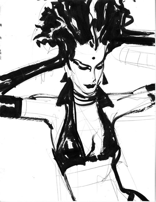 Untitled Sketch #10, John Watkiss Untitled Sketch #10, John Watkiss