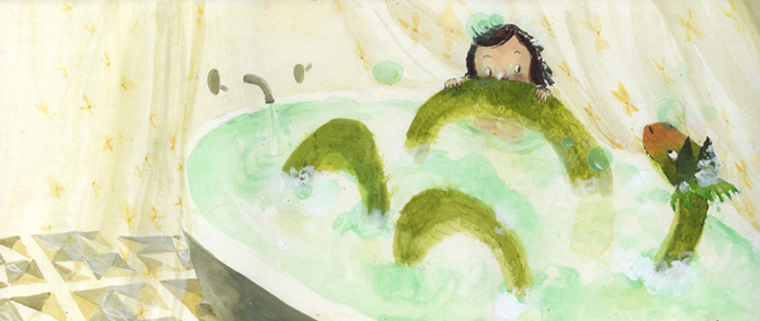 The Sea Serpent and Me (page 14,15), Catia Chien The Sea Serpent and Me (page 14,15), Catia Chien