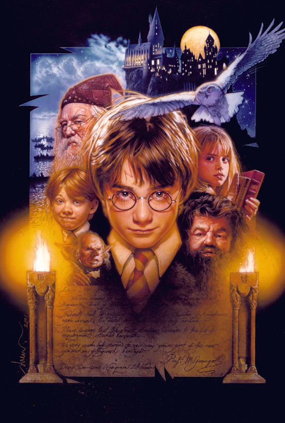 Harry Potter and the Sorcerer's Stone, Drew Struzan Harry Potter and the Sorcerer's Stone, Drew Struzan