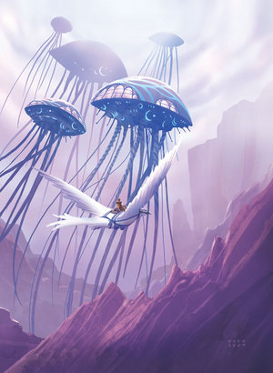Flight - Jellyfish Canyon [PRINT], Kazu Kibuishi