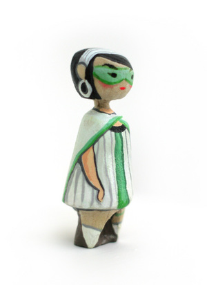 Yuki Miniature Wooden Figure, Elizabeth Ito