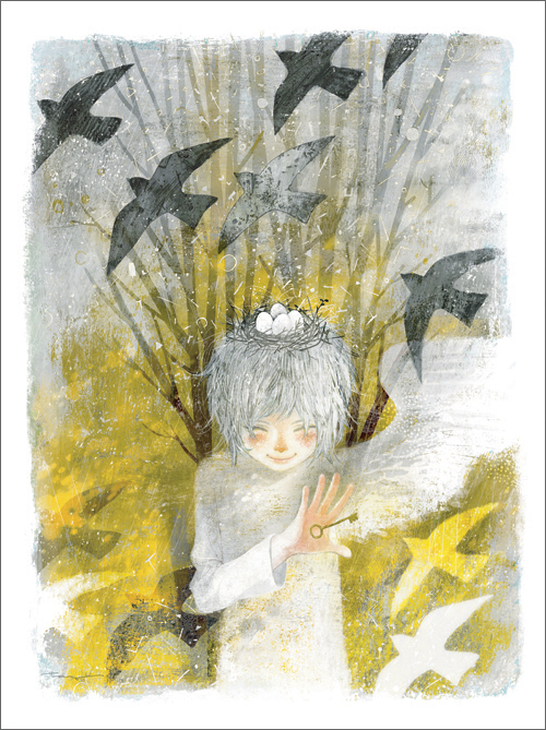Bird's Nest Print, Yoko Tanji