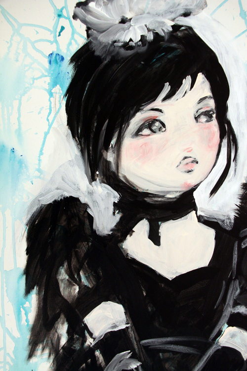 Girl in Black (Live Painting), Yuki Miyazaki