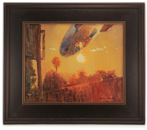 Blimp over the Valley, William Wray Blimp over the Valley, William Wray