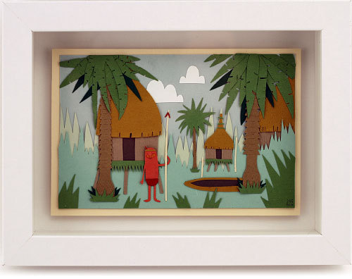 Native Dwelling Postcard, Jared Andrew Schorr Native Dwelling Postcard, Jared Andrew Schorr