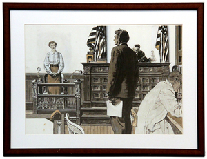 Lawyer in Courtroom (This Week), Robert Fawcett
