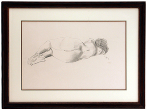 Life Drawing- Nude Woman, Robert Fawcett