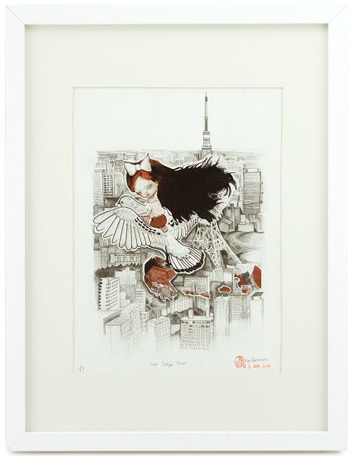 Over Tokyo Tower, Kat Cameron Over Tokyo Tower, Kat Cameron