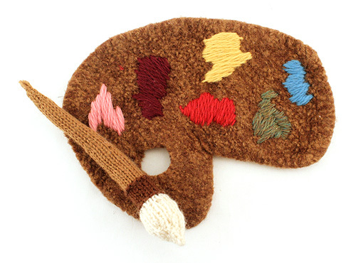 Paint in Knitting, Barbra Pushies Paint in Knitting, Barbra Pushies