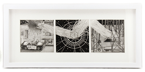 Untitled Triptych, David Jien Untitled Triptych, David Jien