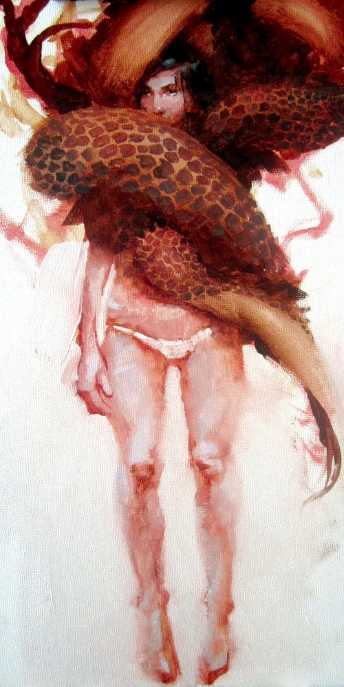 The Girl with the Dragon Scarf, Shelly Wan The Girl with the Dragon Scarf, Shelly Wan