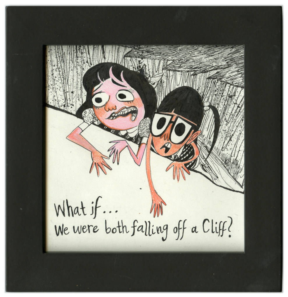 What if, we were both falling off a cliff?, lindsey olivares What if, we were both falling off a cliff?, lindsey olivares