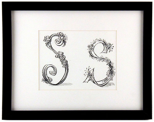 SS Monogram | Tattoo lettering, Ss tattoo letter design, Lettering design