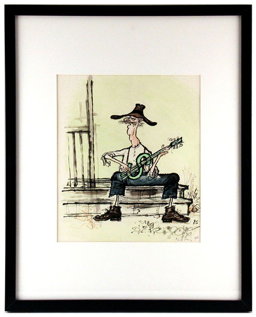 Jed Clampett of Beverly Hillbillies, Ronald Searle