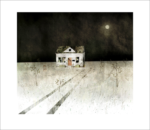 House Held Up By Trees - pg. 18 - Empty House (PRINT), Jon Klassen