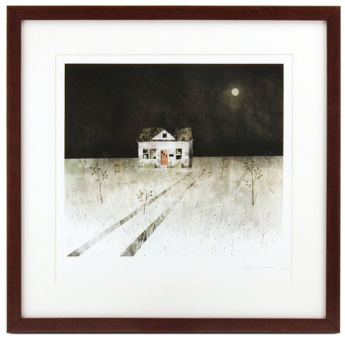 House Held Up By Trees - Page 18 (Empty House) Framed/Signed, Jon Klassen