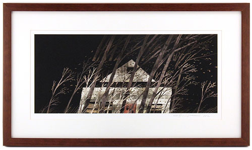 House Held Up By Trees - Page 25-26 (Winds) Framed/Signed, Jon Klassen