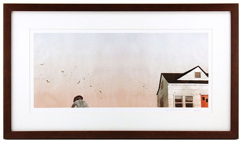 House Held Up By Trees - Page 11-12 (Winged Seeds) Framed/Signed , Jon Klassen