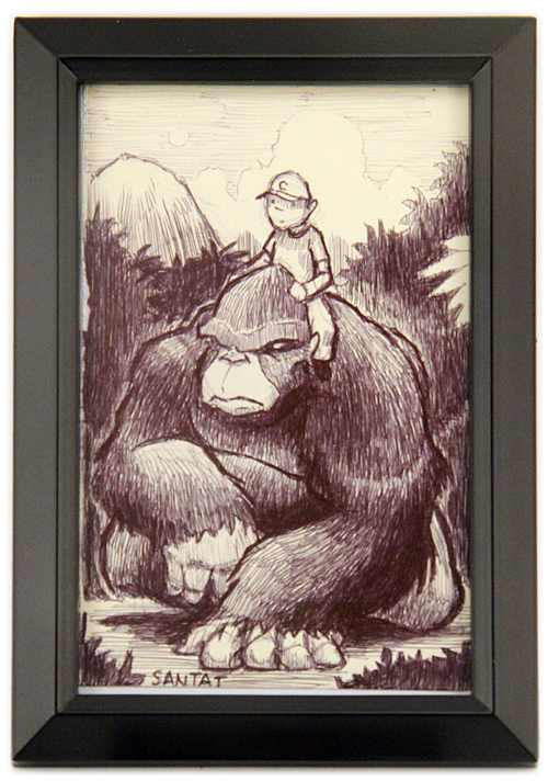Boy and Gorilla - Nucleus | Art Gallery and Store