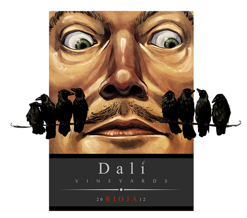 Dali Vineyards Wine Label, Nick Sadek