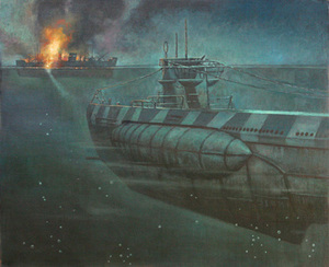 U-boat in Atlantic , Robert  Barrett