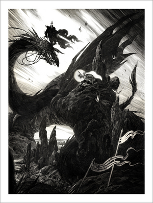 Woman's Courage - Witch King (I Am No Man) (PRINT), Nico Delort