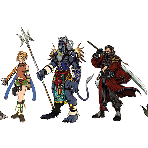 Concept Art Character Line Up (FFX) - Nucleus | Art Gallery and Store