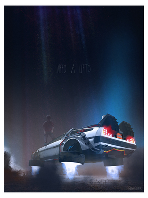 Back to the Future 2 - DeLorean, Bannister