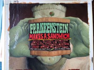 Frankenstein Board Cover, Adam Rex