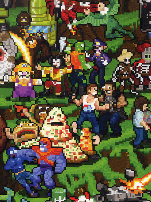 Poster Templo Japonês (Pixel Art) de Interprete-Me - Colab55