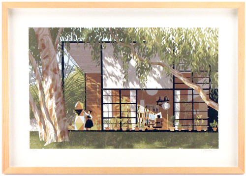 Eames House (framed), Chris Turnham