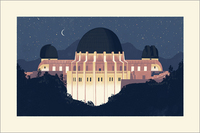 Griffith Observatory Print, Chris Turnham