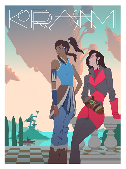 Korra and Asami, Mike Lee Korra and Asami, Mike Lee