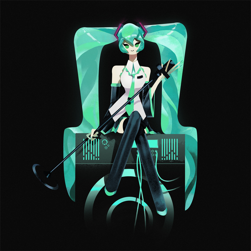 Hatsune Miku Dreams of Electric Sheep - Nucleus | Art Gallery and Store