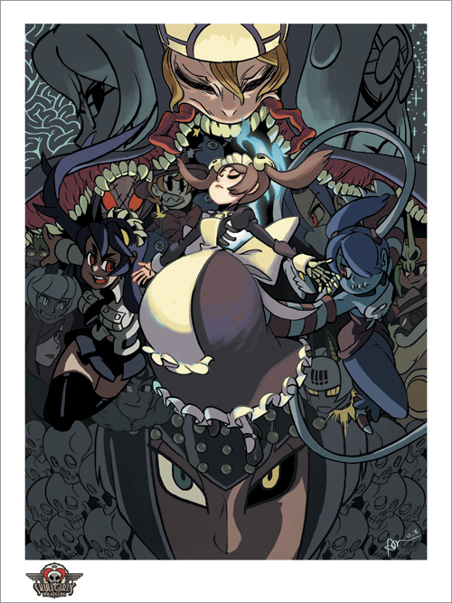Skullgirls print, Alex Ahad o_8 Skullgirls print, Alex Ahad o_8