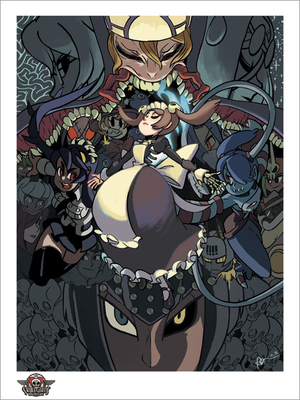 Skullgirls print, Alex Ahad o_8 Skullgirls print, Alex Ahad o_8