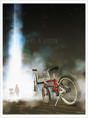 He's A Spaceman - ET BannCars (PRINT), BANNISTER